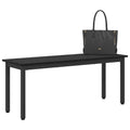 vidaXL ławka Czarny Dąb 110 x 35 x 45 cm Drewno inżynieryjne