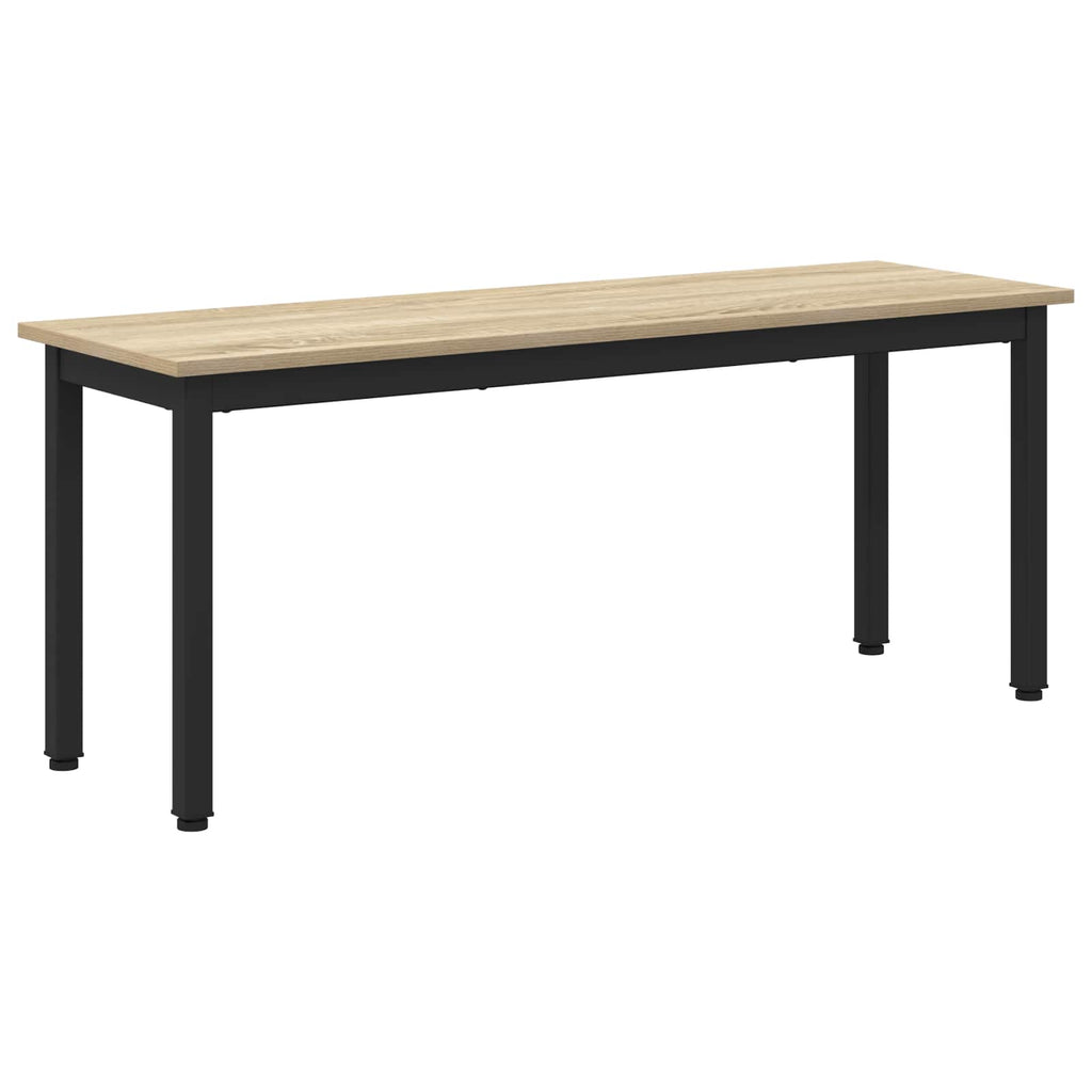 vidaXL ławka Sonoma 110 x 35 x 45 cm Materiał drewnopochodny