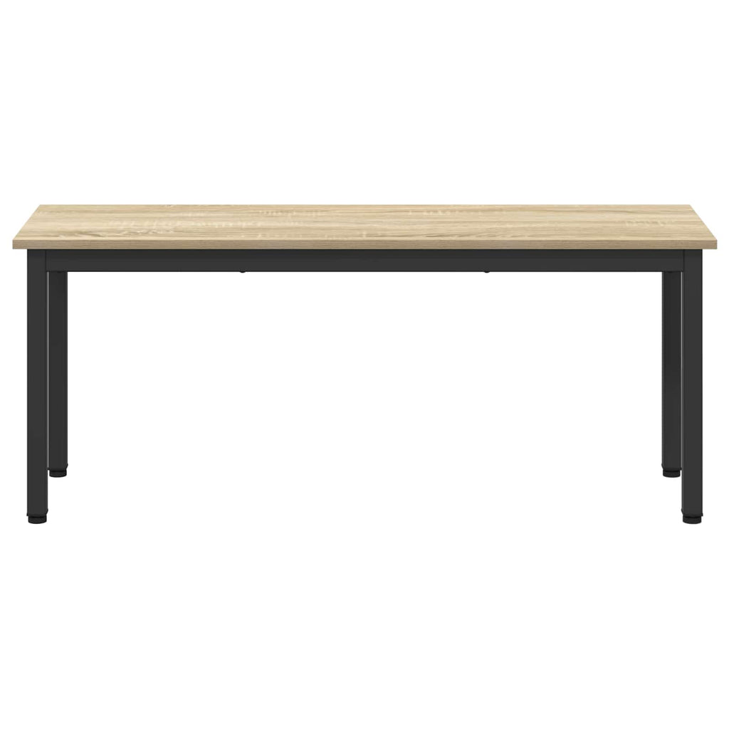vidaXL ławka Sonoma 110 x 35 x 45 cm Materiał drewnopochodny