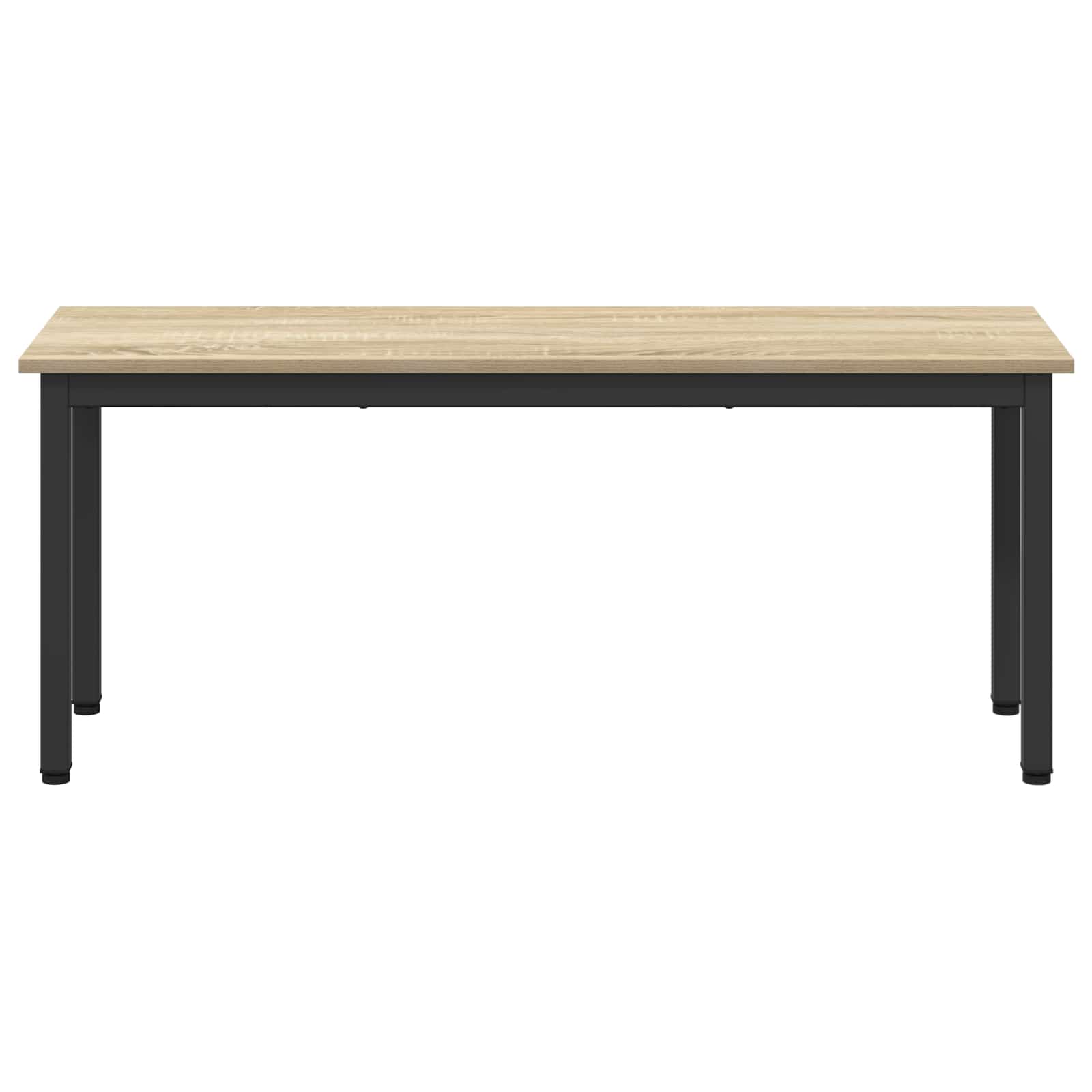 vidaXL ławka Sonoma 110 x 35 x 45 cm Materiał drewnopochodny