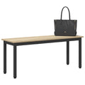 vidaXL ławka Sonoma 110 x 35 x 45 cm Drewno inżynieryjne