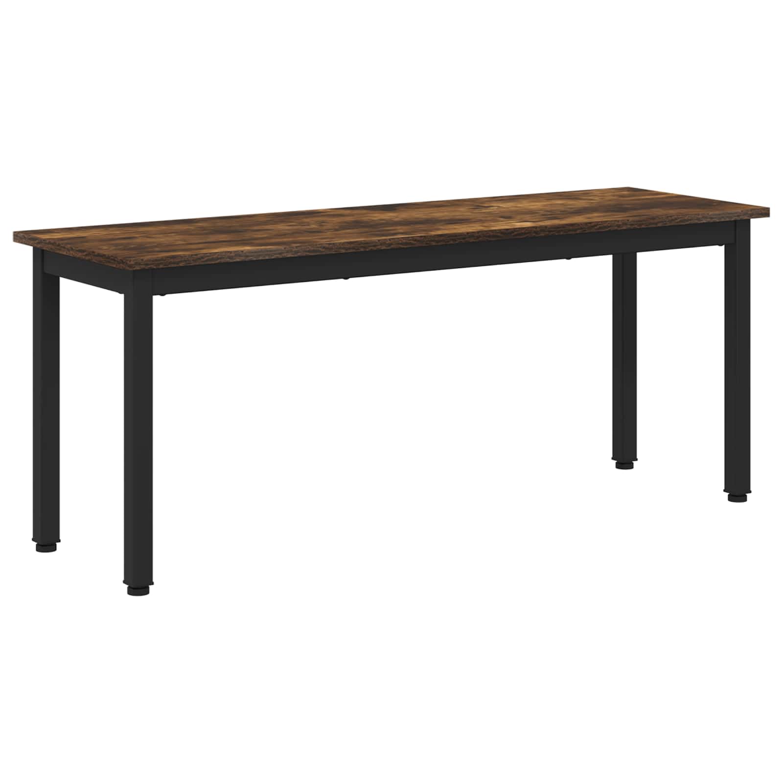vidaXL ławka Dąb dymny 110 x 35 x 45 cm Materiał drewnopochodny