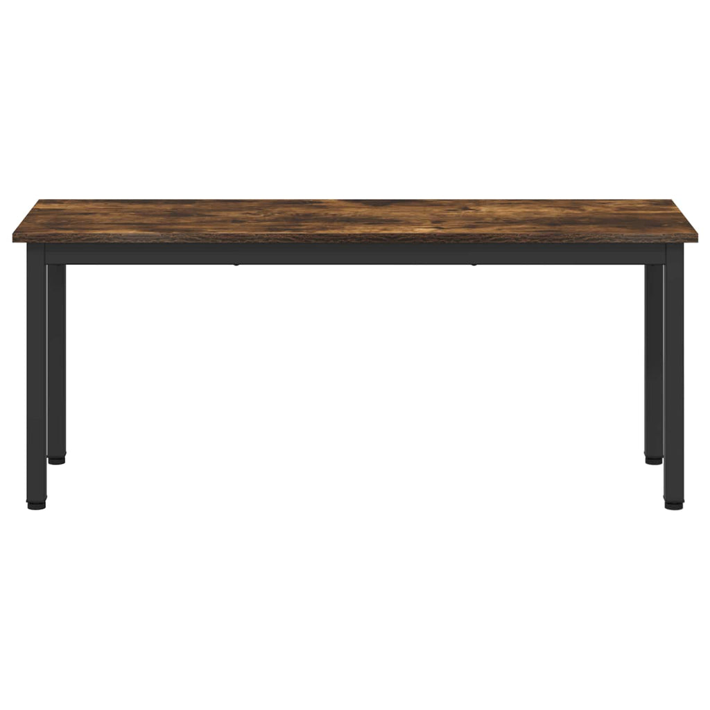 vidaXL ławka Dąb dymny 110 x 35 x 45 cm Materiał drewnopochodny