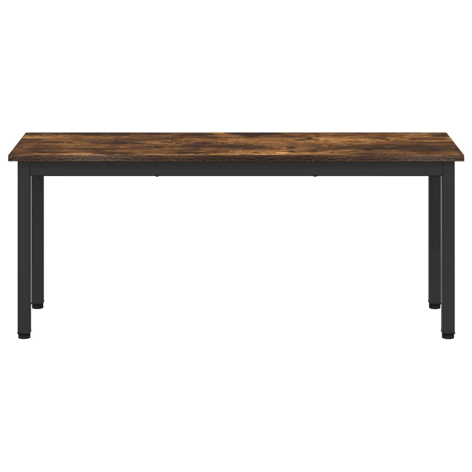 vidaXL ławka Dąb dymny 110 x 35 x 45 cm Materiał drewnopochodny