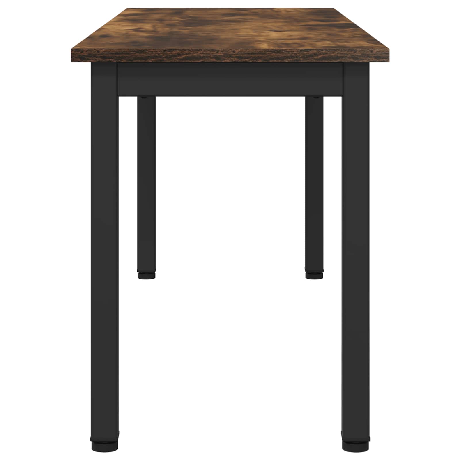 vidaXL ławka Dąb dymny 110 x 35 x 45 cm Materiał drewnopochodny