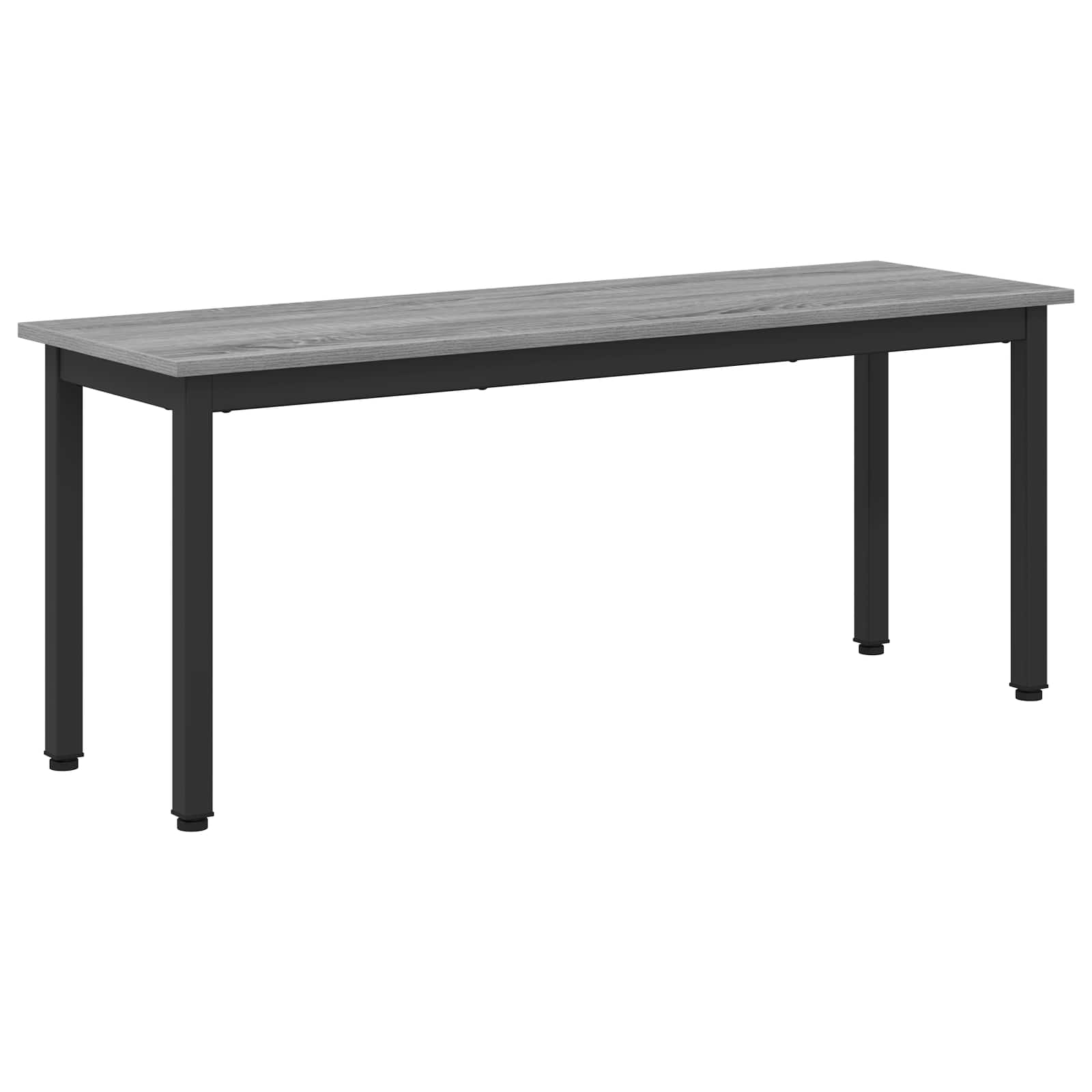 vidaXL ławka Szary Sonoma 110 x 35 x 45 cm Materiał drewnopochodny