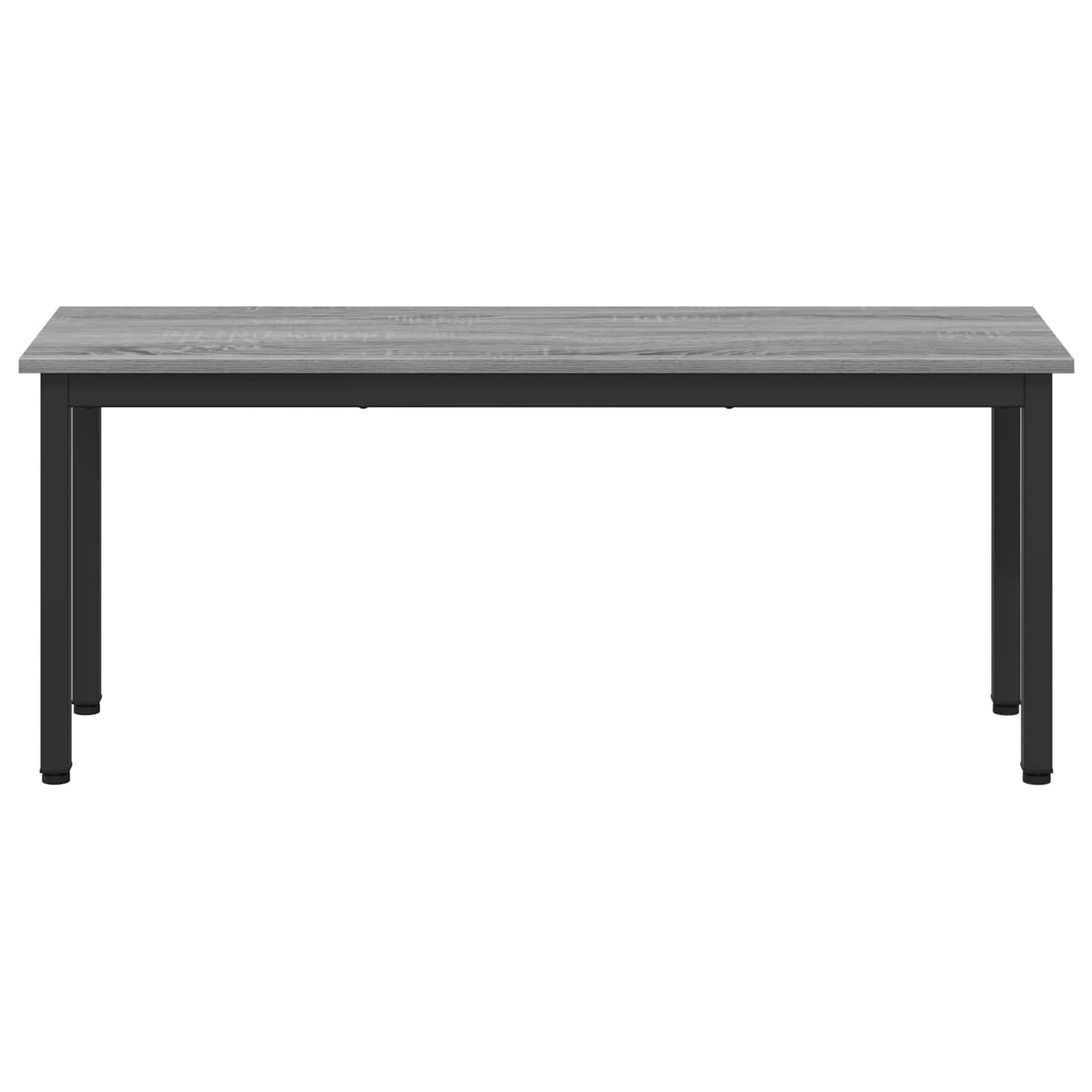 vidaXL ławka Szary Sonoma 110 x 35 x 45 cm Materiał drewnopochodny