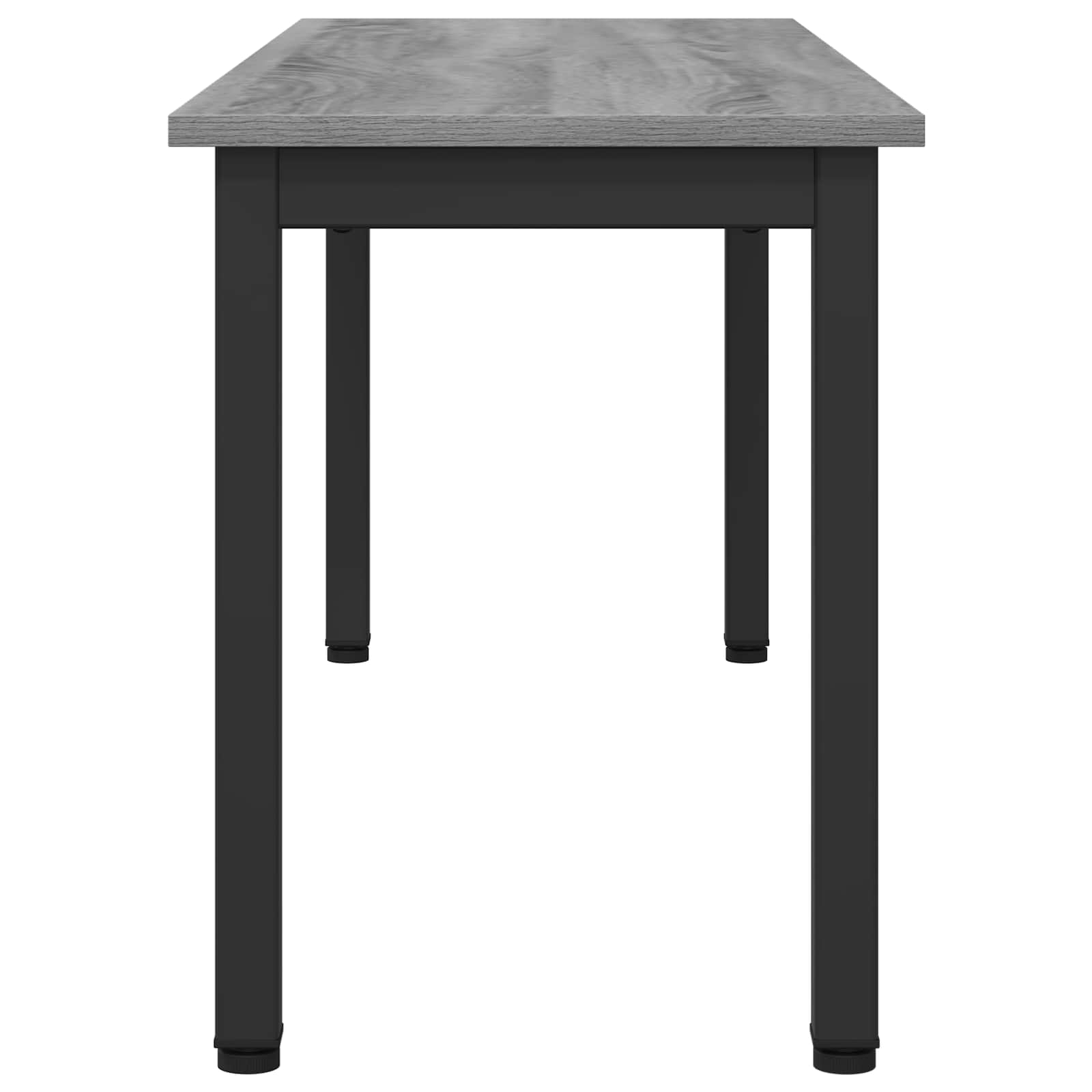 vidaXL ławka Szary Sonoma 110 x 35 x 45 cm Materiał drewnopochodny