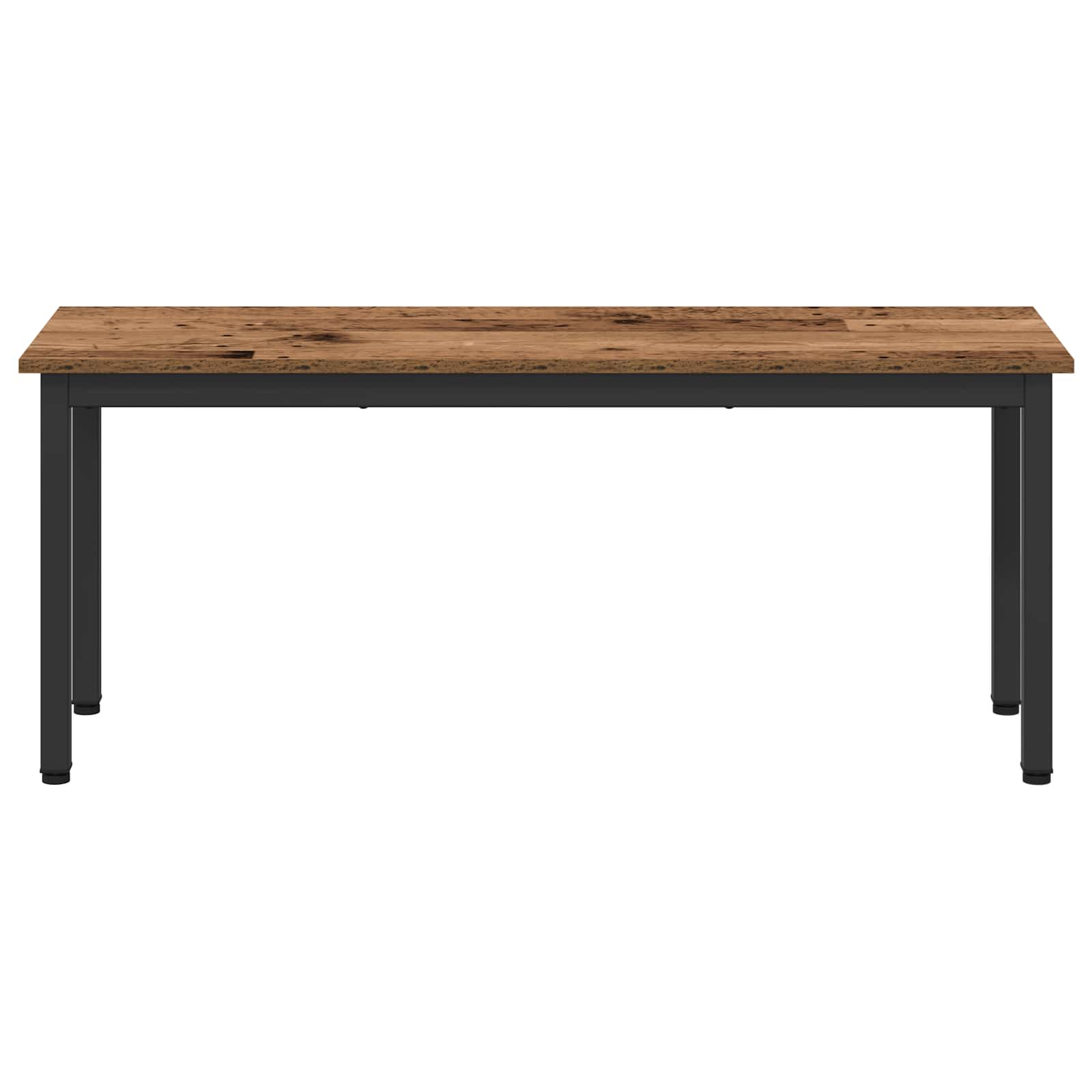 vidaXL ławka Stare drewno 110 x 35 x 45 cm Materiał drewnopochodny