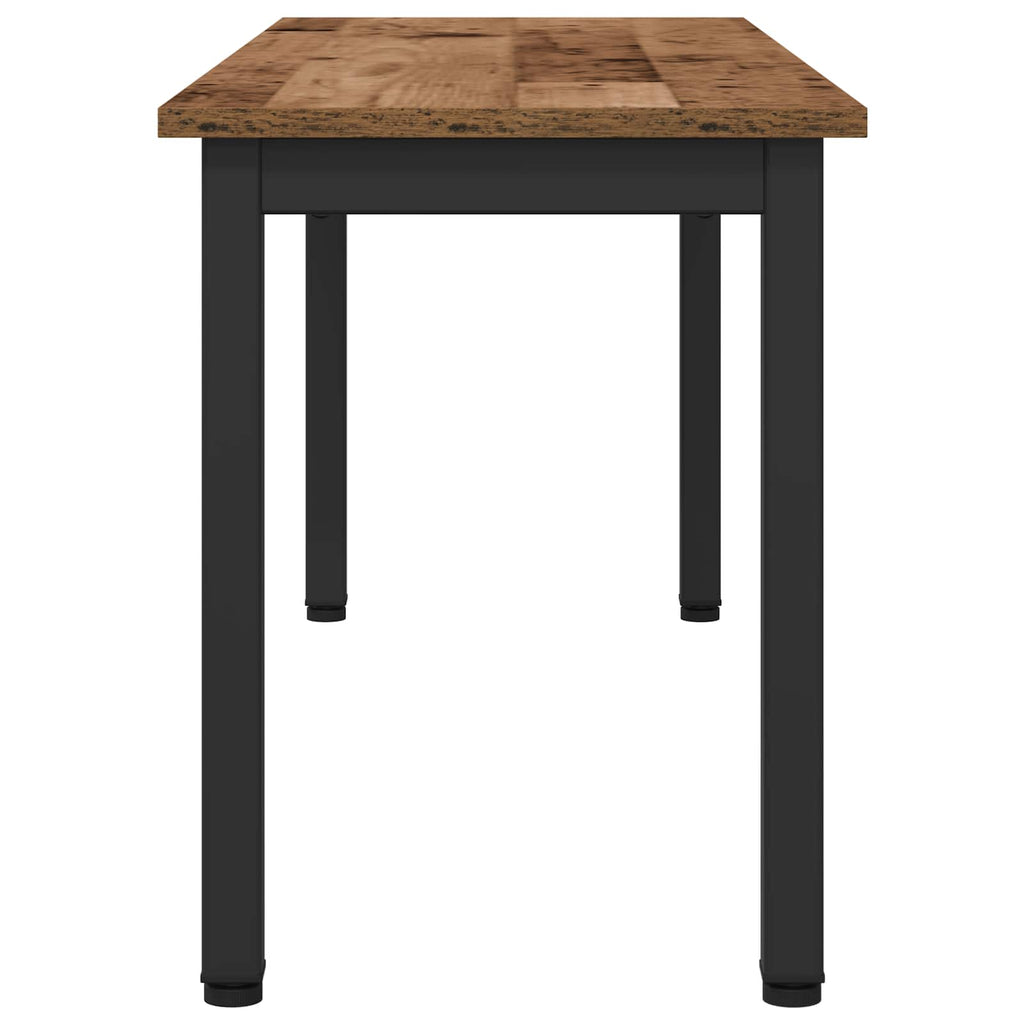 vidaXL ławka Stare drewno 110 x 35 x 45 cm Materiał drewnopochodny