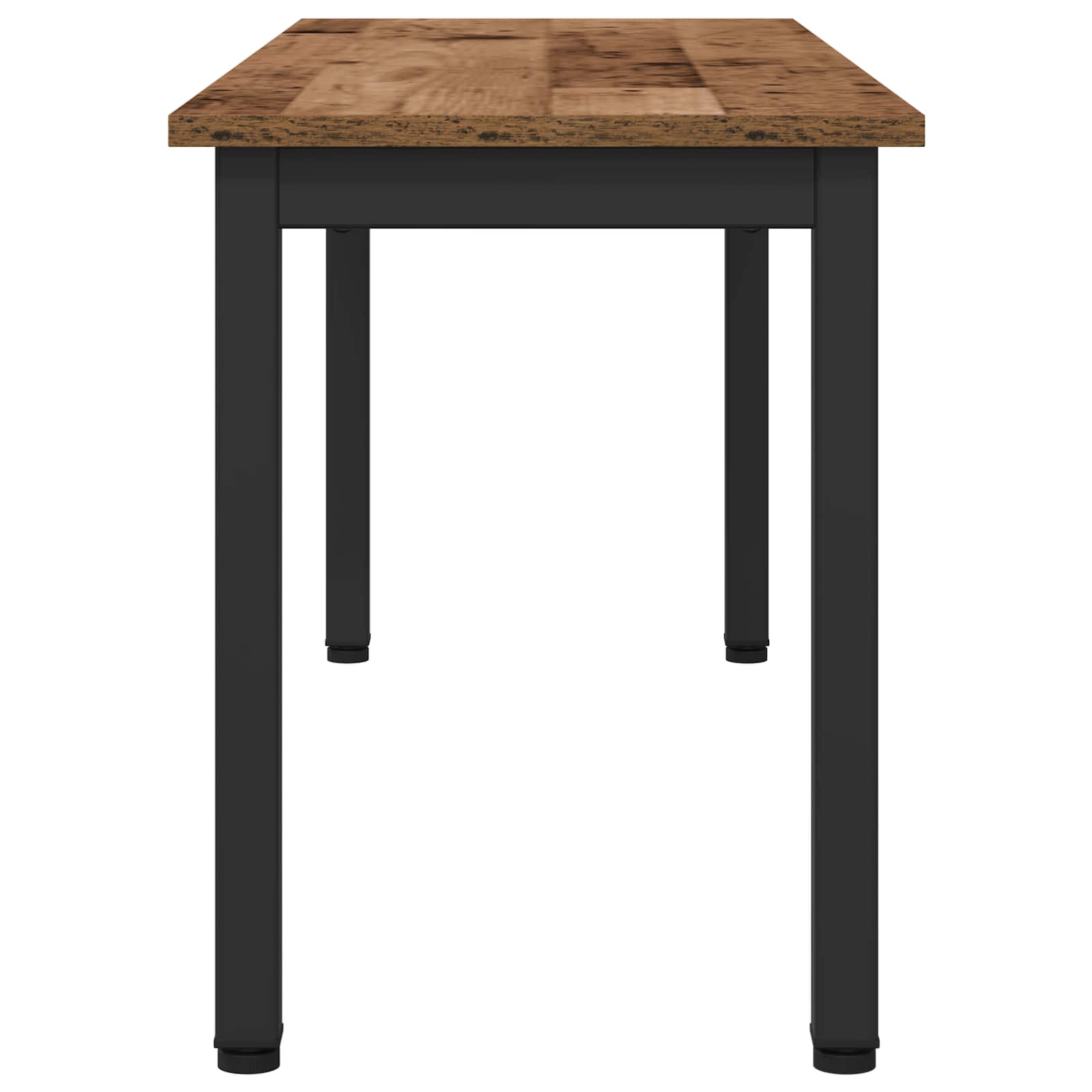 vidaXL ławka Stare drewno 110 x 35 x 45 cm Materiał drewnopochodny