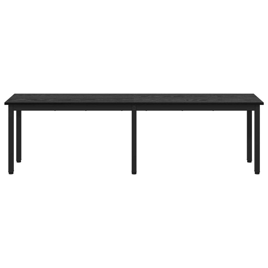 vidaXL ławka Czarny Dąb 160 x 35 x 45 cm Drewno inżynieryjne