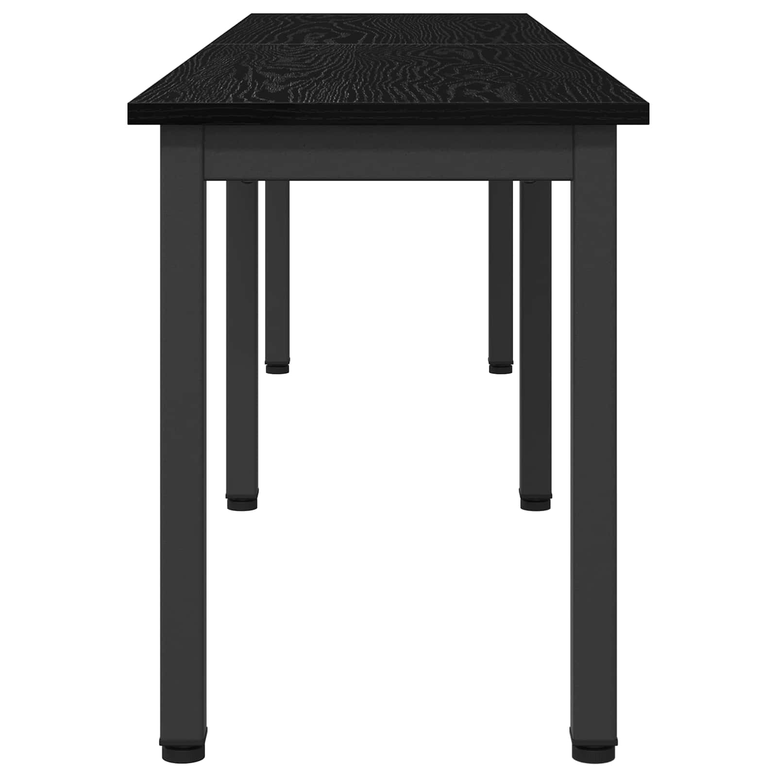 vidaXL ławka Czarny Dąb 160 x 35 x 45 cm Drewno inżynieryjne