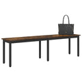 vidaXL ławka Dąb dymny 160 x 35 x 45 cm Drewno inżynieryjne