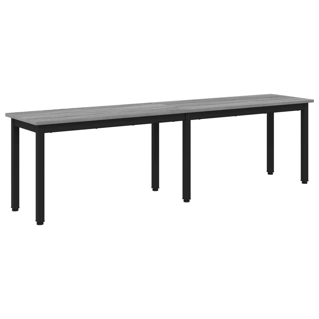vidaXL ławka Szary Sonoma 160 x 35 x 45 cm Materiał drewnopochodny