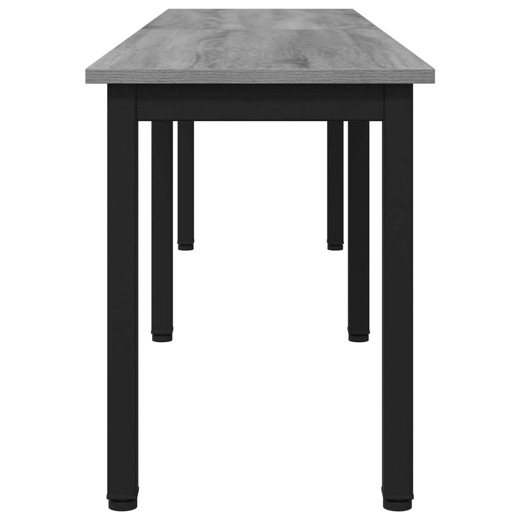 vidaXL ławka Szary Sonoma 160 x 35 x 45 cm Materiał drewnopochodny