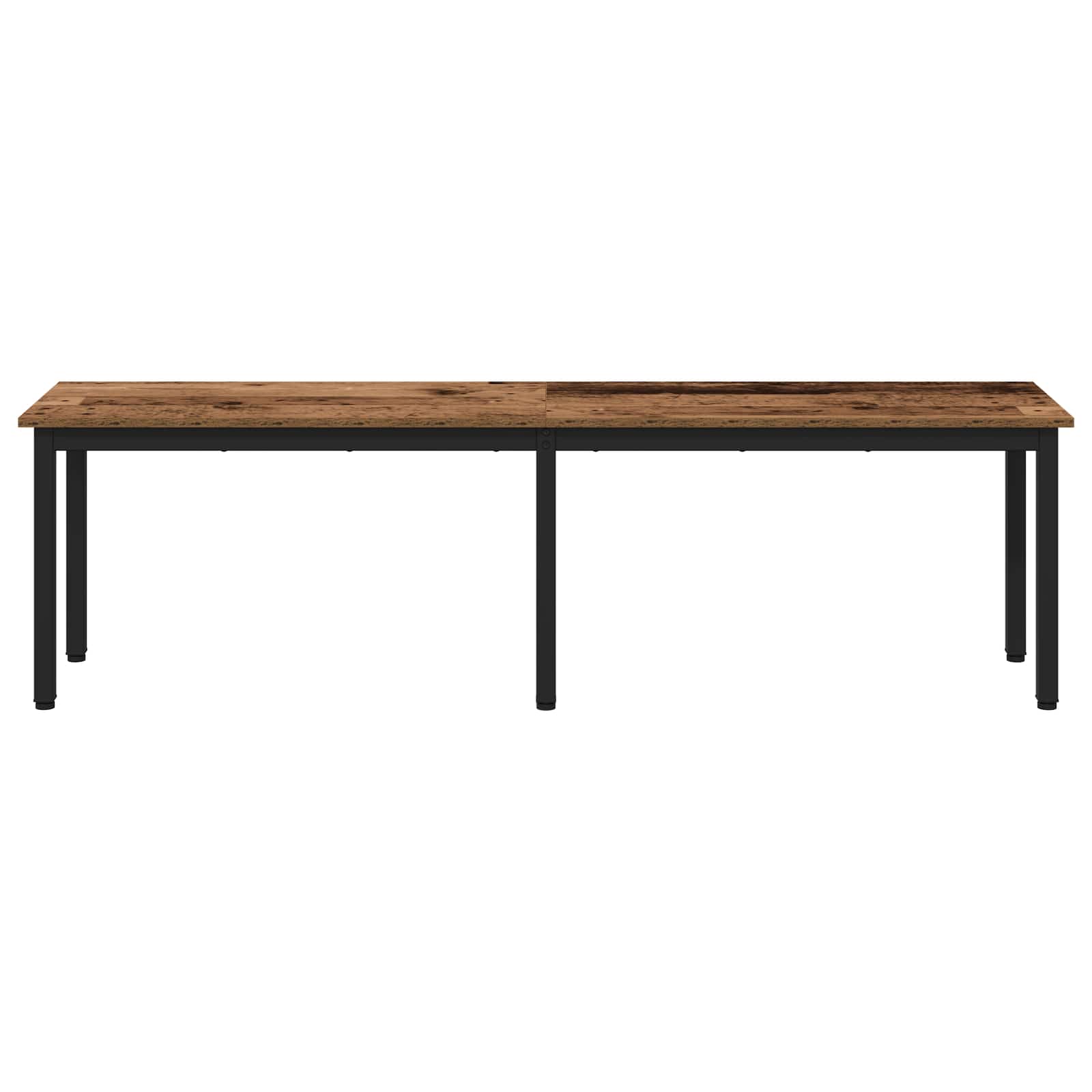 vidaXL ławka Stare drewno 160 x 35 x 45 cm Materiał drewnopochodny