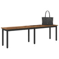 vidaXL ławka Stare drewno 160 x 35 x 45 cm Materiał drewnopochodny