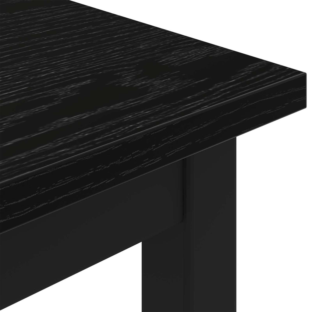 vidaXL ławka Czarny Dąb 200 x 35 x 45 cm Drewno inżynieryjne
