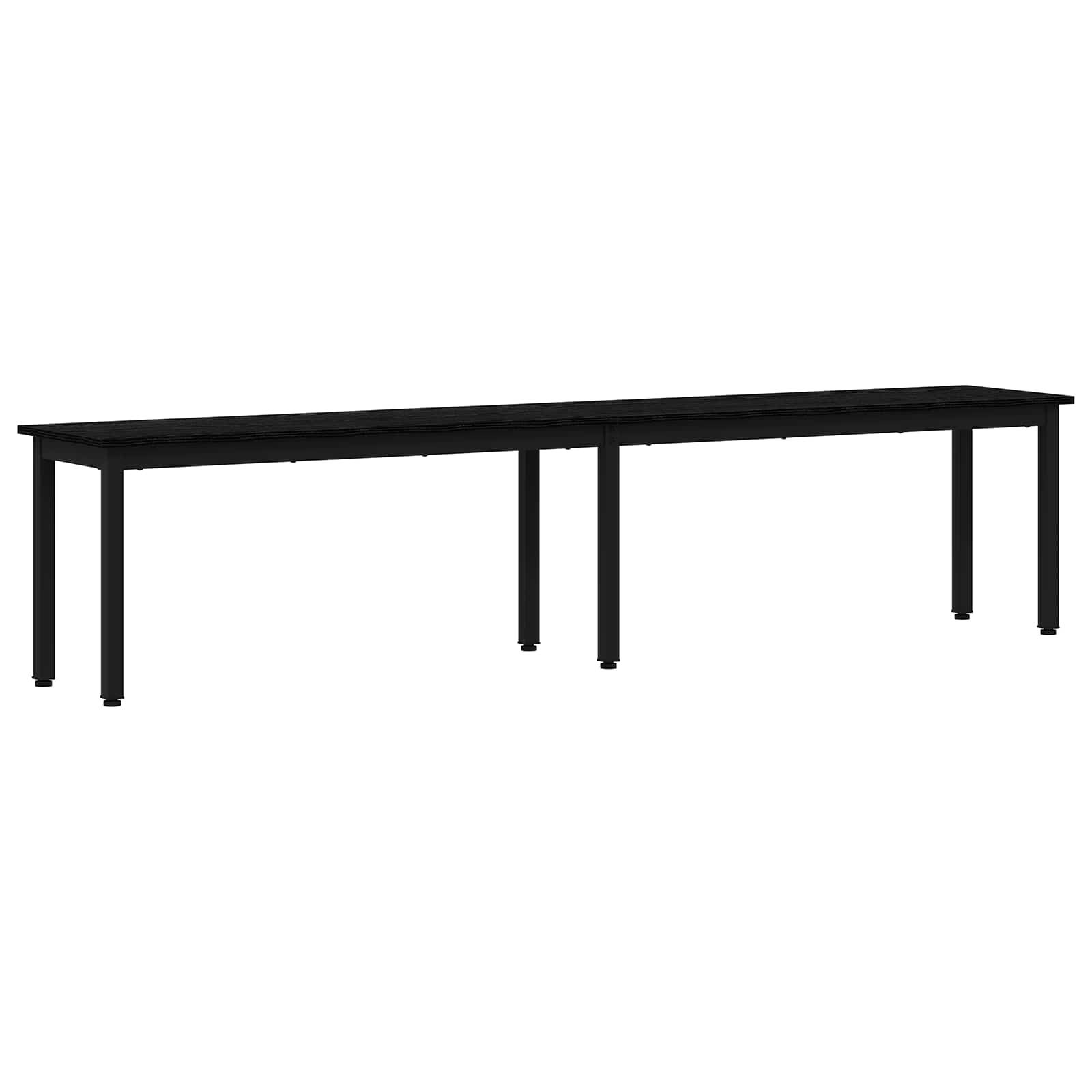 vidaXL ławka Czarny Dąb 200 x 35 x 45 cm Drewno inżynieryjne