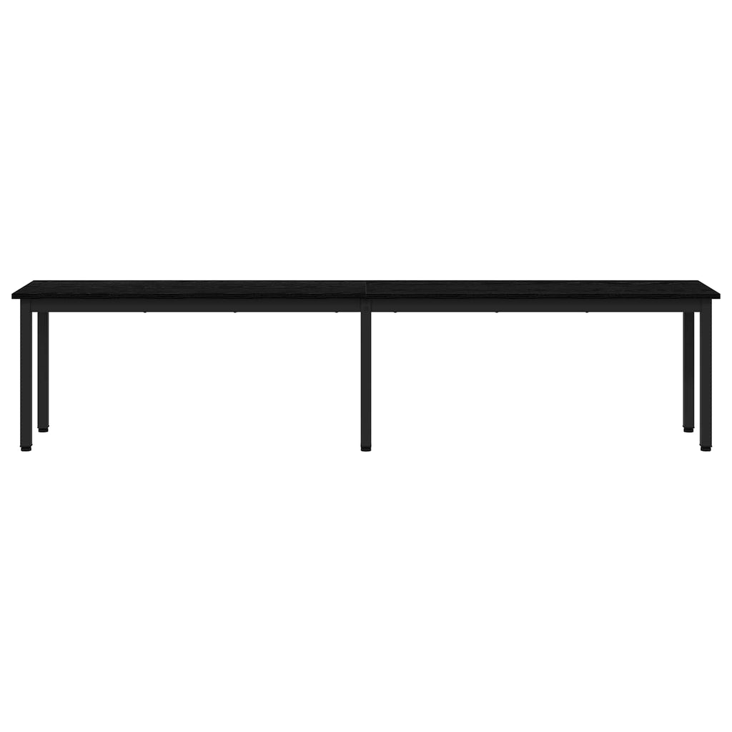vidaXL ławka Czarny Dąb 200 x 35 x 45 cm Drewno inżynieryjne