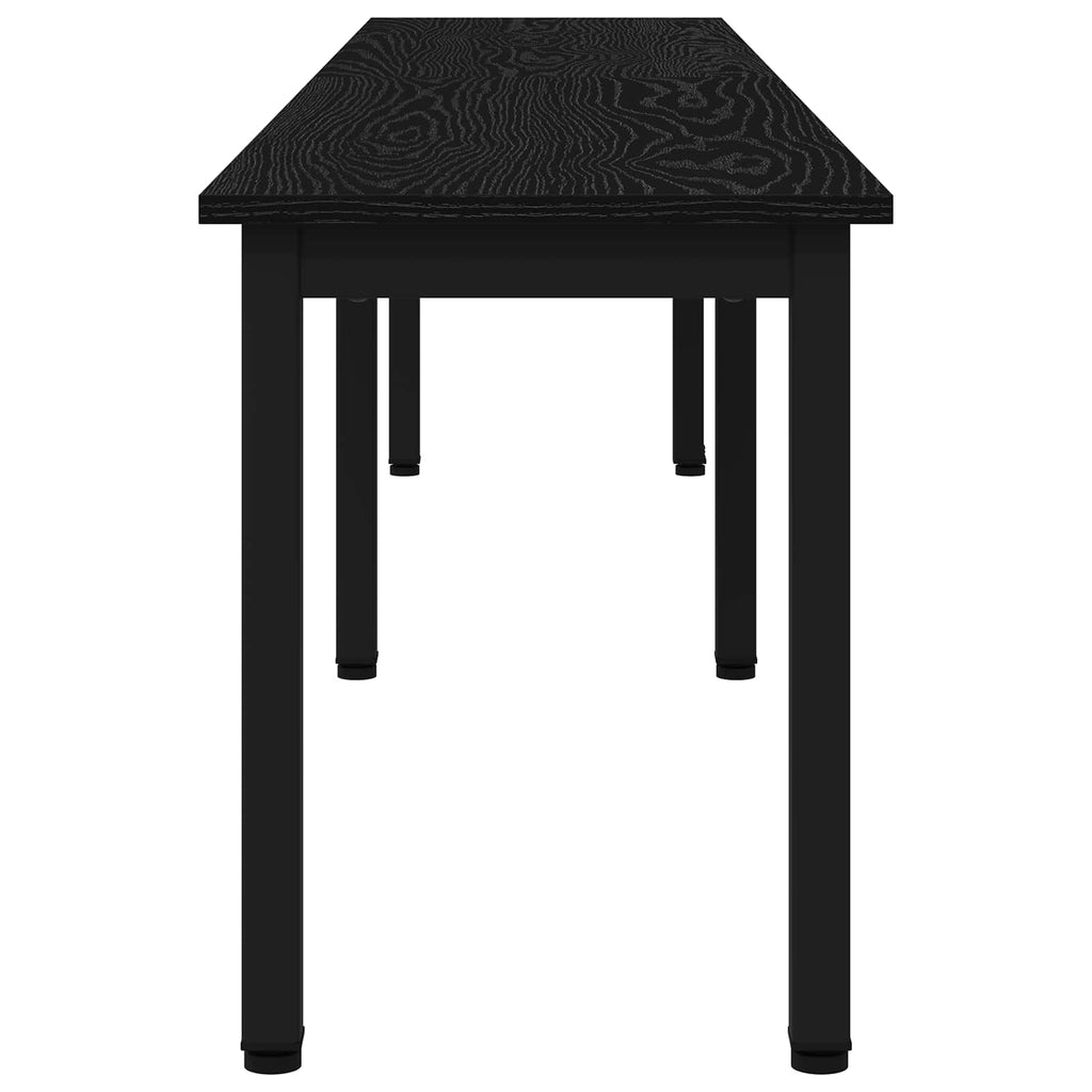 vidaXL ławka Czarny Dąb 200 x 35 x 45 cm Drewno inżynieryjne