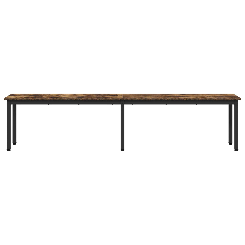 vidaXL ławka Dąb dymny 200 x 35 x 45 cm Drewno inżynieryjne