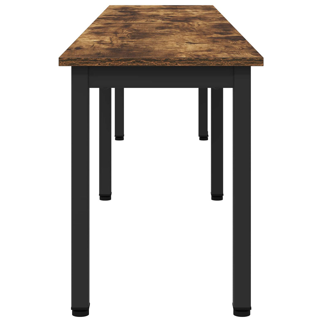 vidaXL ławka Dąb dymny 200 x 35 x 45 cm Drewno inżynieryjne