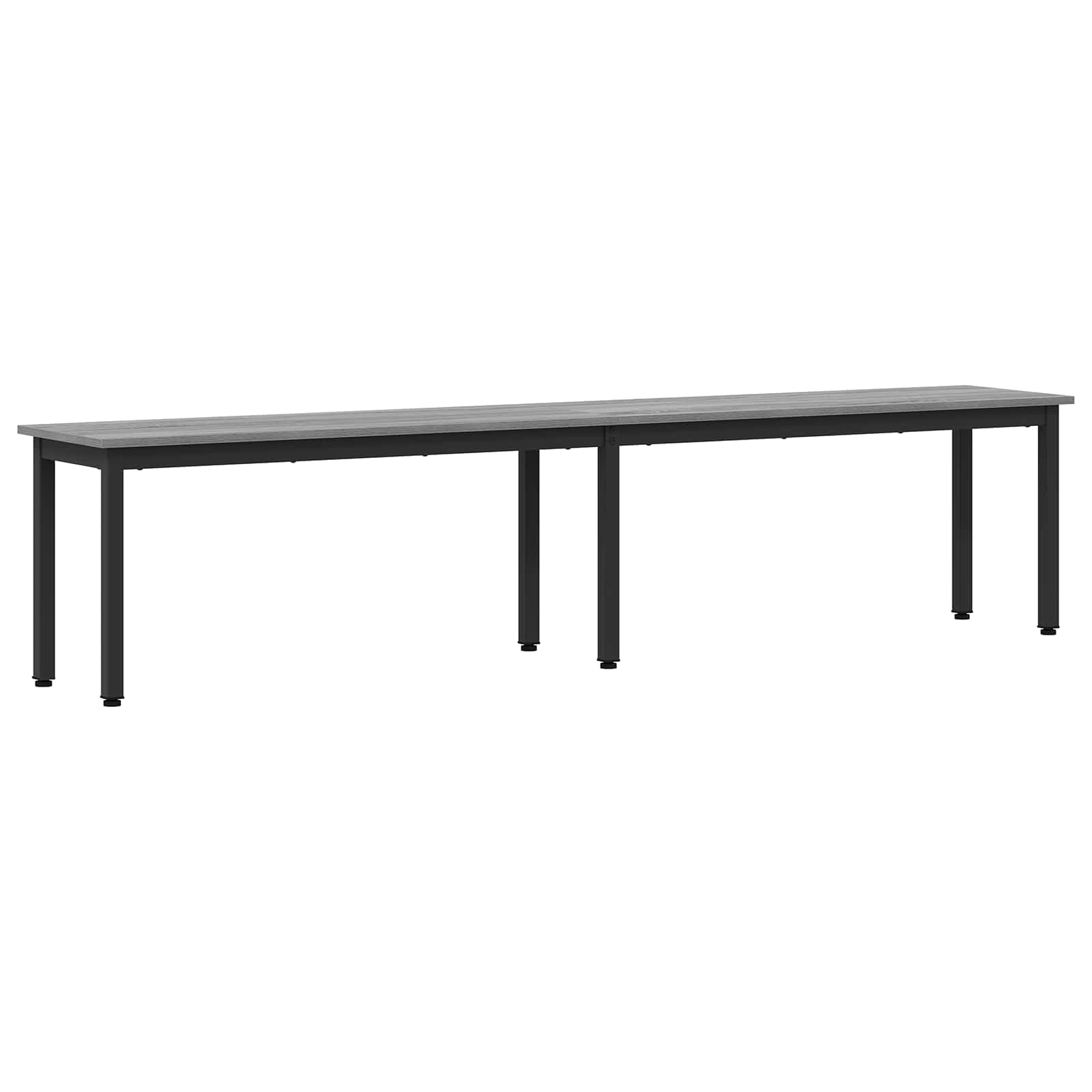 vidaXL ławka Szary Sonoma 200 x 35 x 45 cm Materiał drewnopochodny