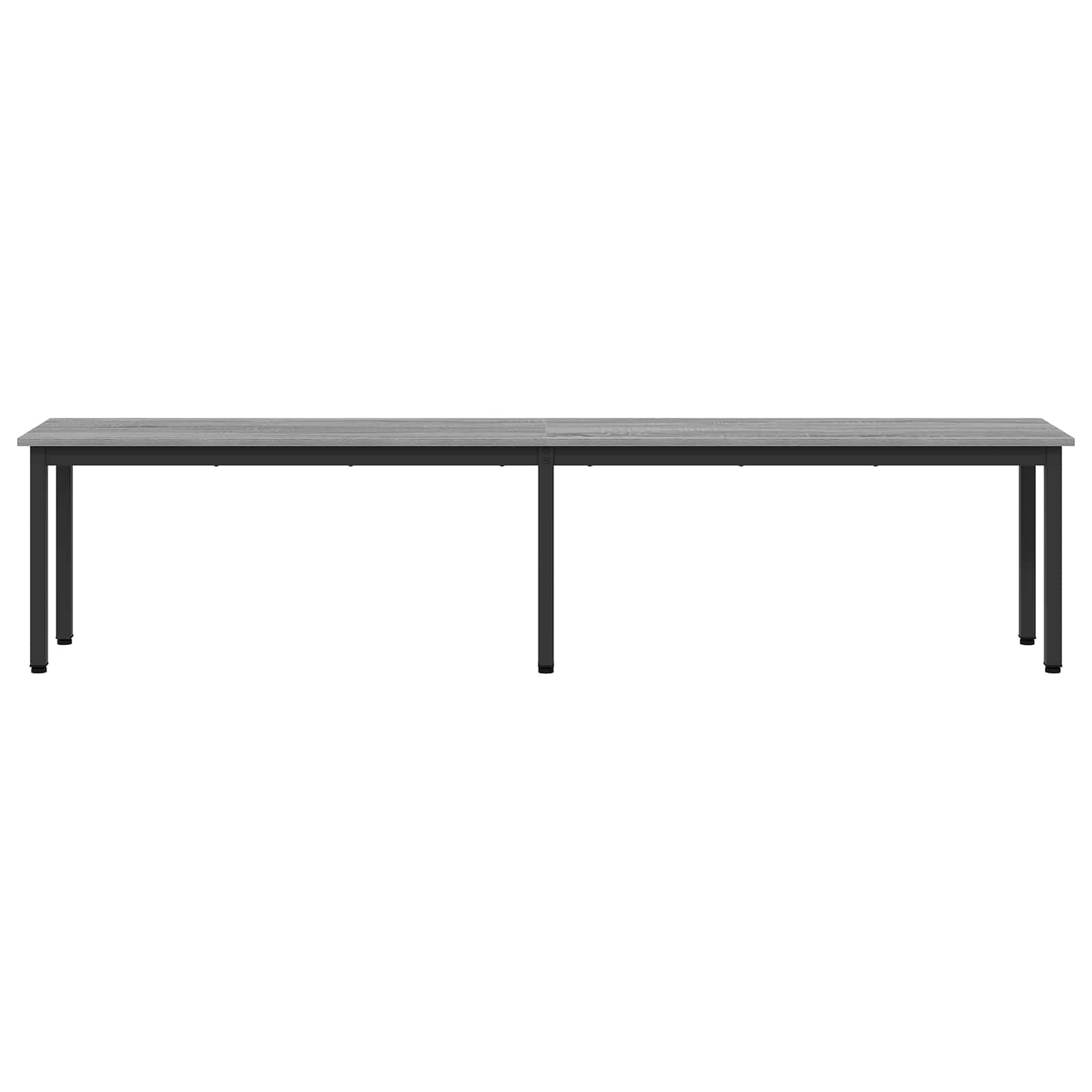 vidaXL ławka Szary Sonoma 200 x 35 x 45 cm Materiał drewnopochodny