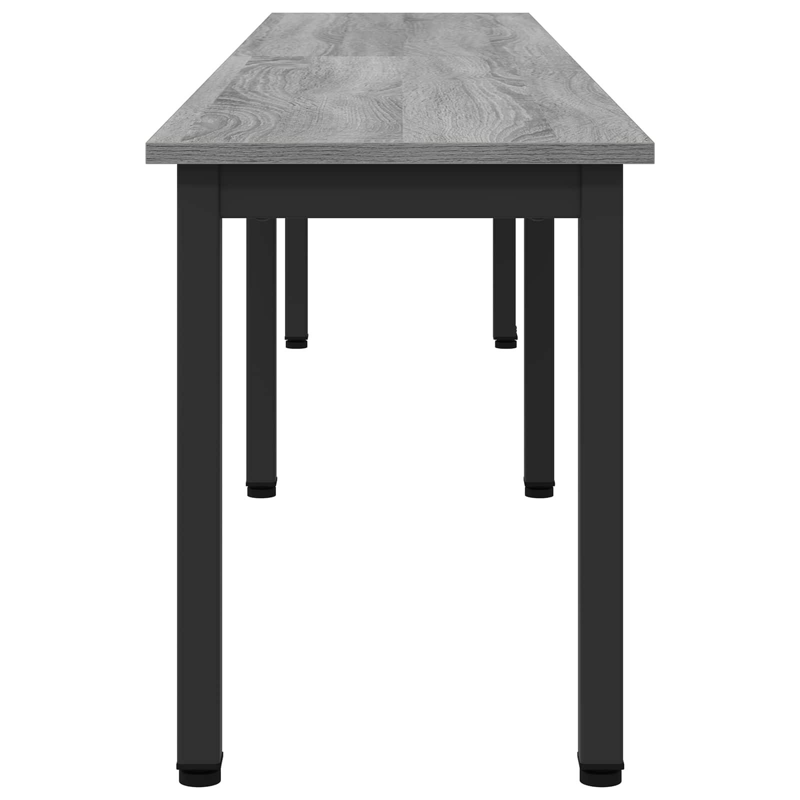 vidaXL ławka Szary Sonoma 200 x 35 x 45 cm Materiał drewnopochodny