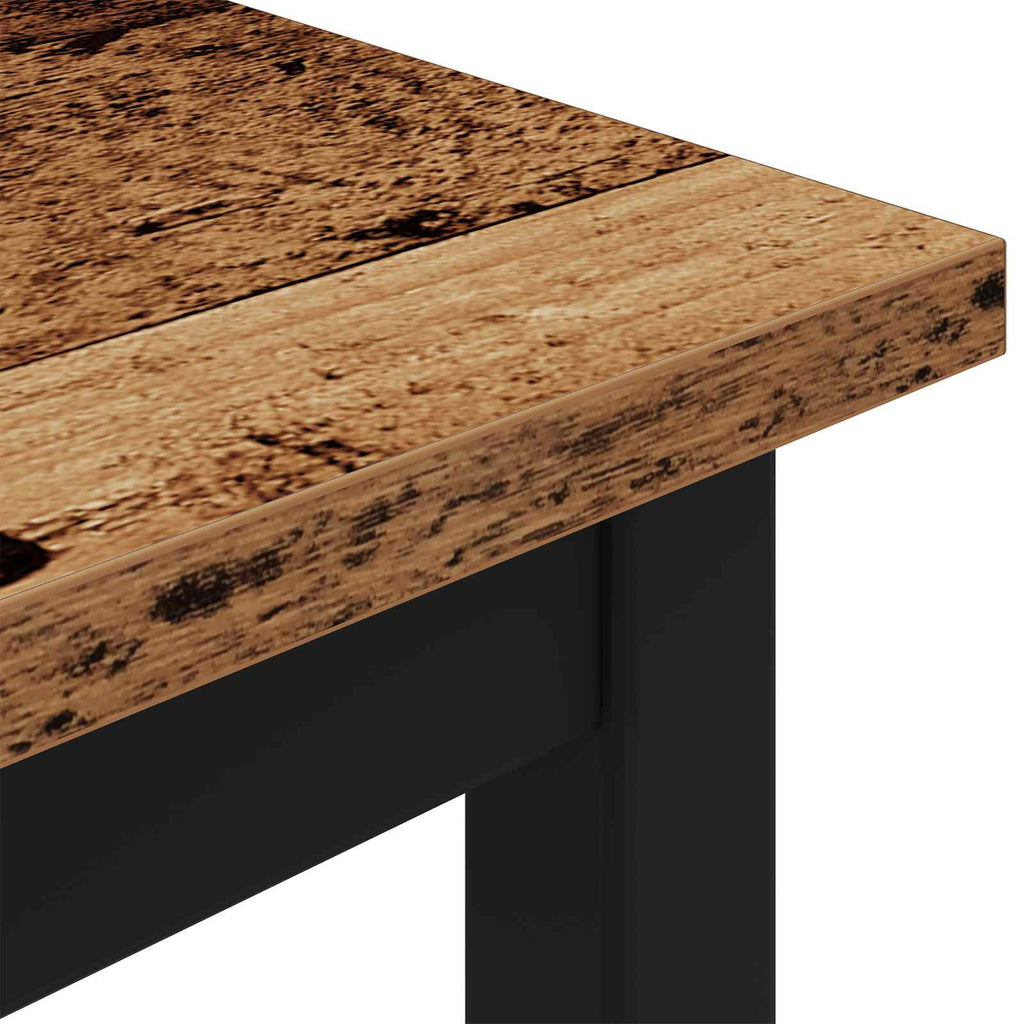 vidaXL ławka Stare drewno 200 x 35 x 45 cm Materiał drewnopochodny