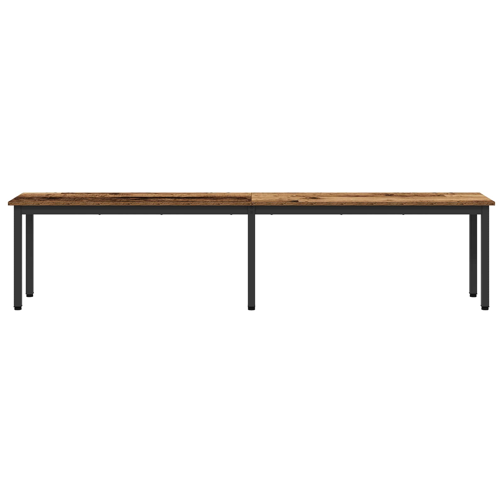vidaXL ławka Stare drewno 200 x 35 x 45 cm Materiał drewnopochodny
