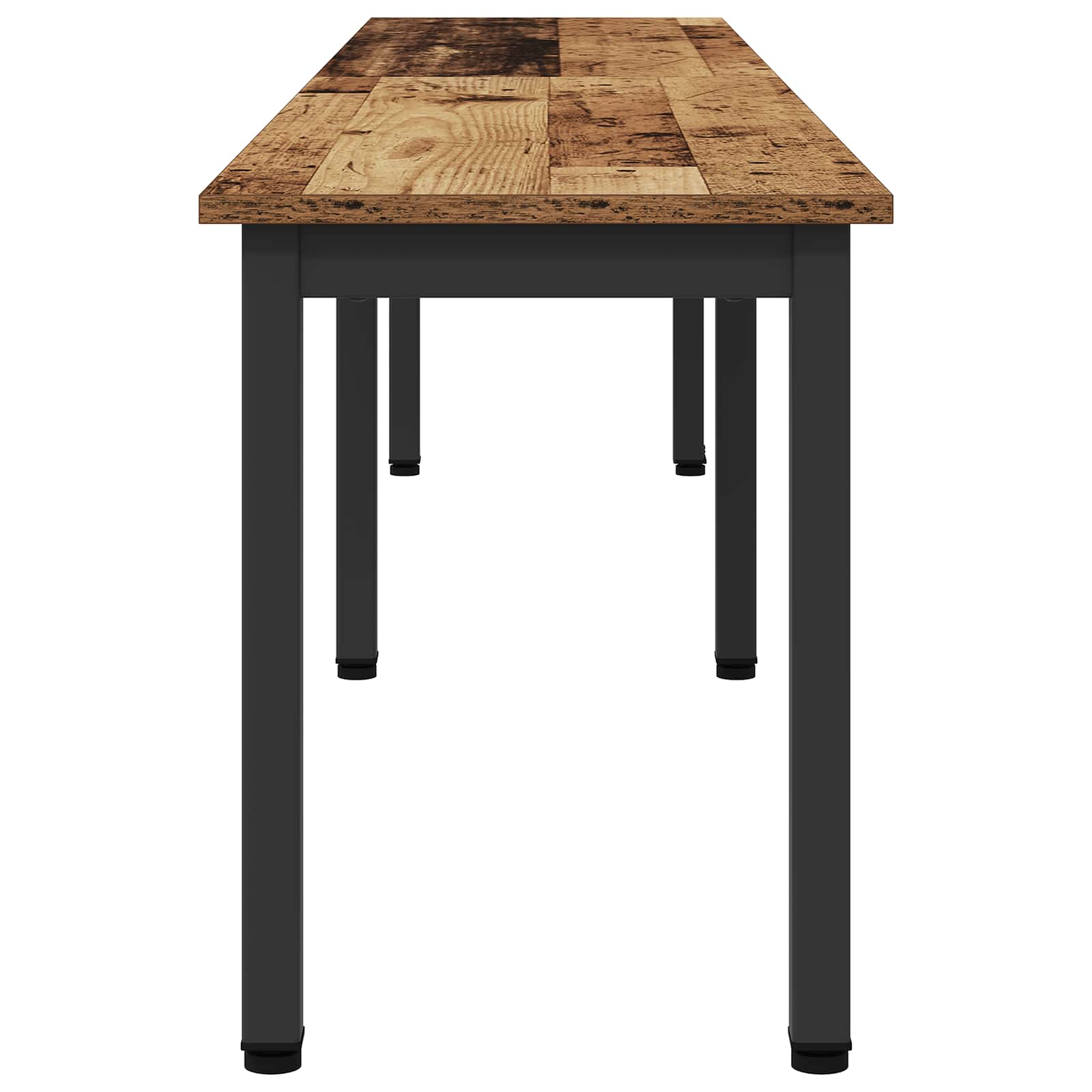 vidaXL ławka Stare drewno 200 x 35 x 45 cm Materiał drewnopochodny