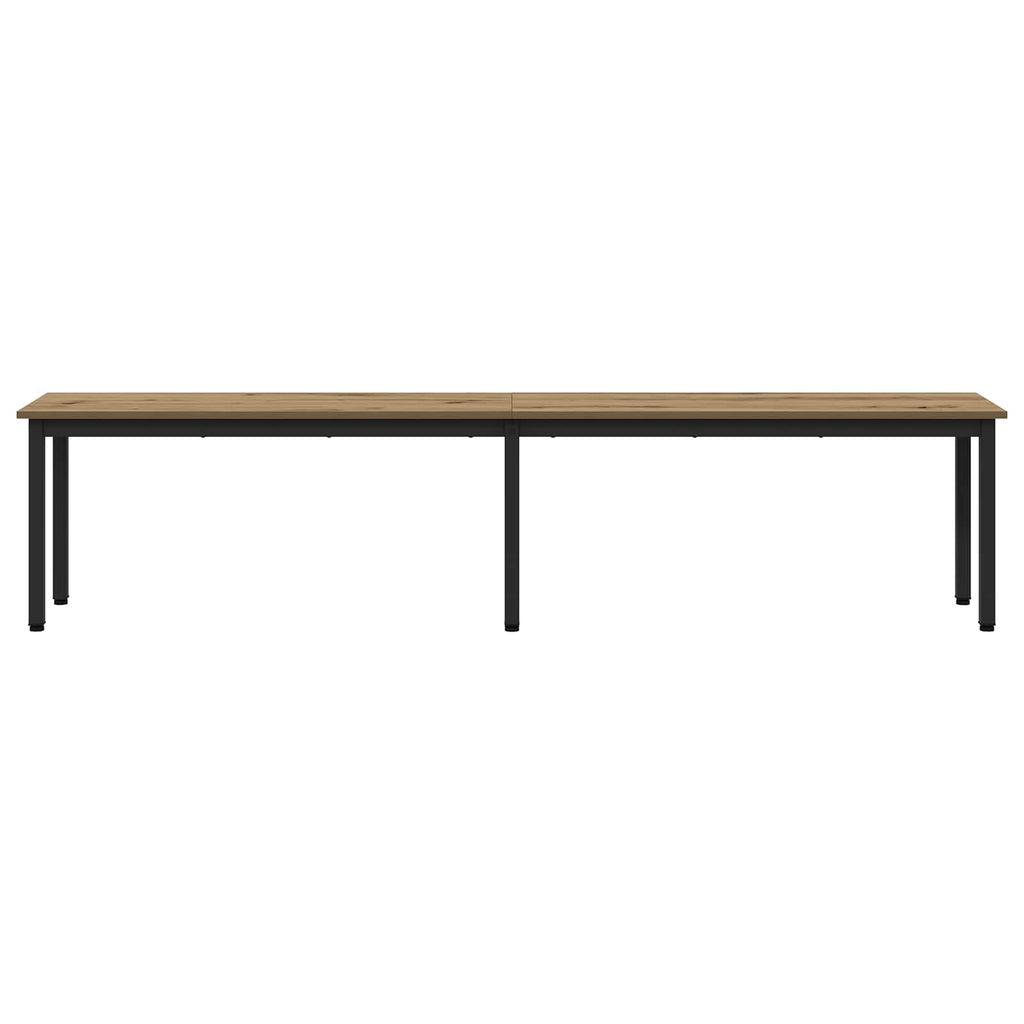 vidaXL ławka Dąb rzemieślniczy 200 x 35 x 45 cm Drewno inżynieryjne
