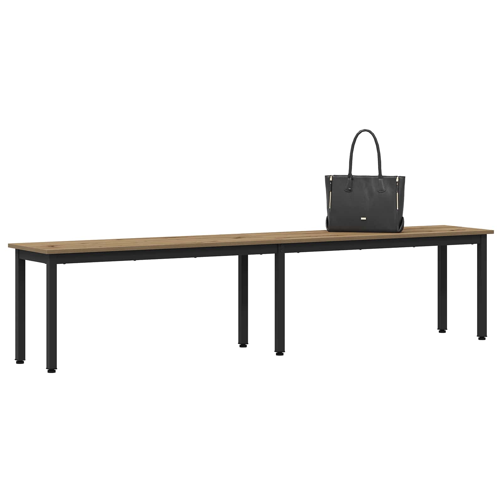 vidaXL ławka Dąb rzemieślniczy 200 x 35 x 45 cm Drewno inżynieryjne