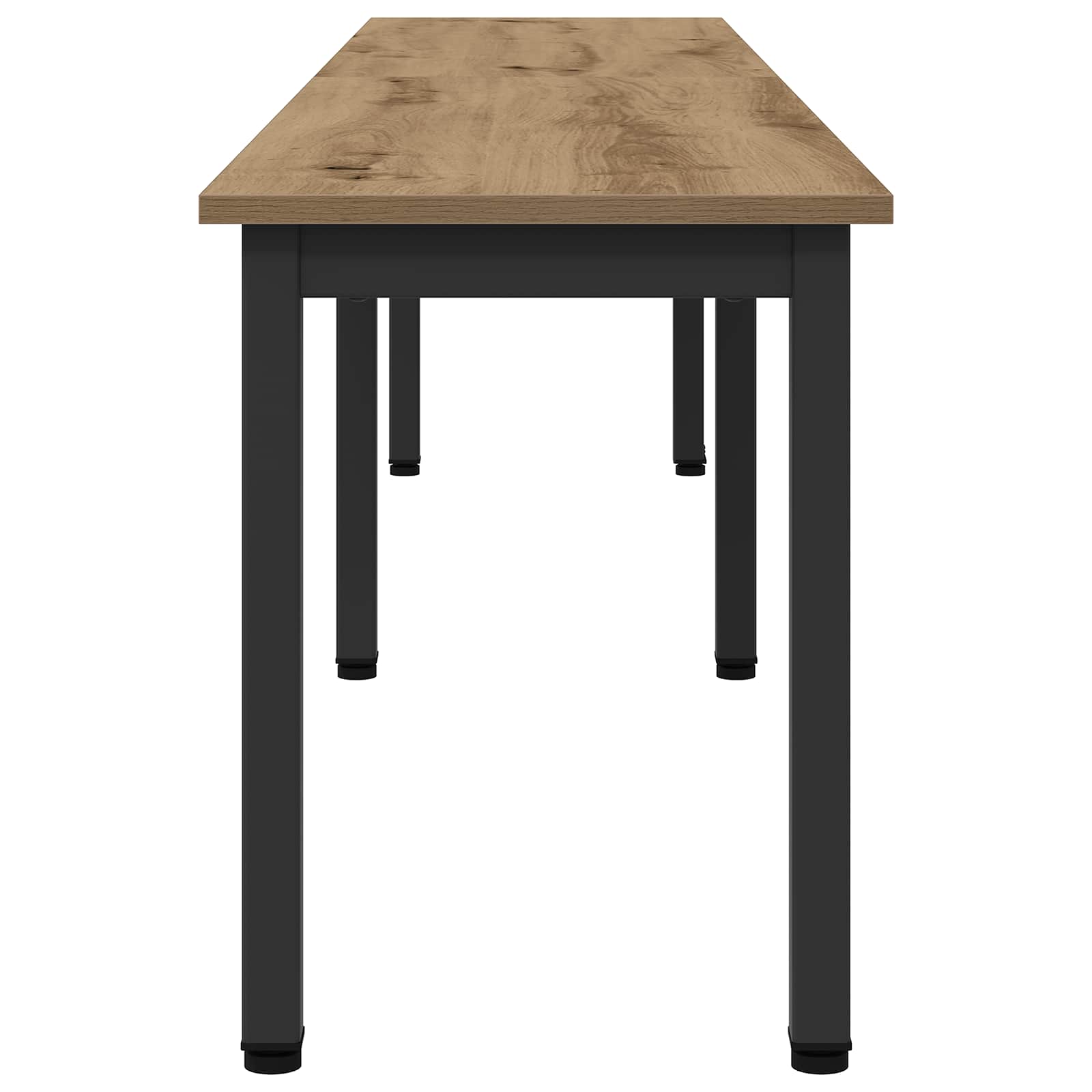 vidaXL ławka Dąb rzemieślniczy 200 x 35 x 45 cm Drewno inżynieryjne