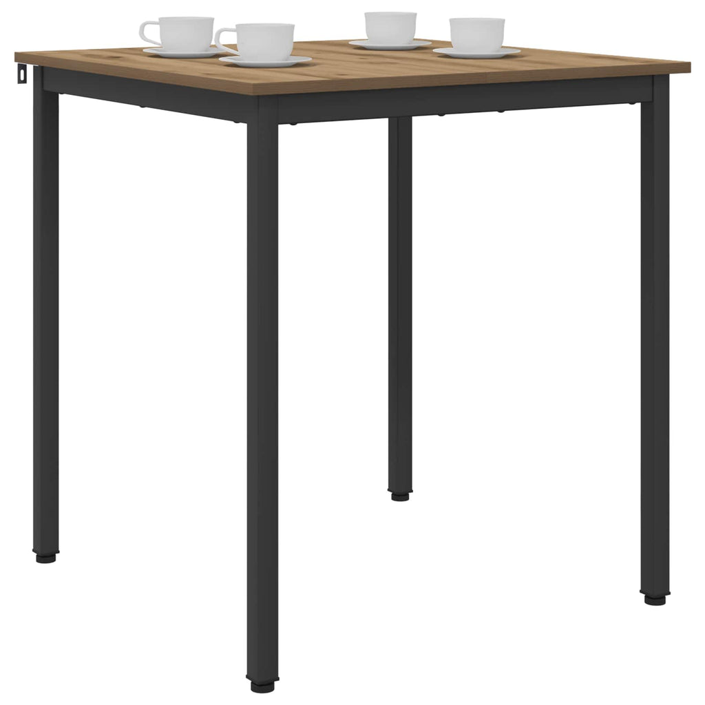 vidaXL Stoły do jadalni 70 x 70 x 75 cm METAL Kwadrat