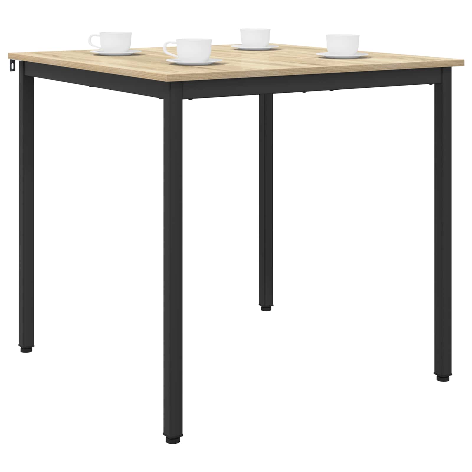 vidaXL Stoły do jadalni 80 x 80 x 75 cm METAL Kwadrat