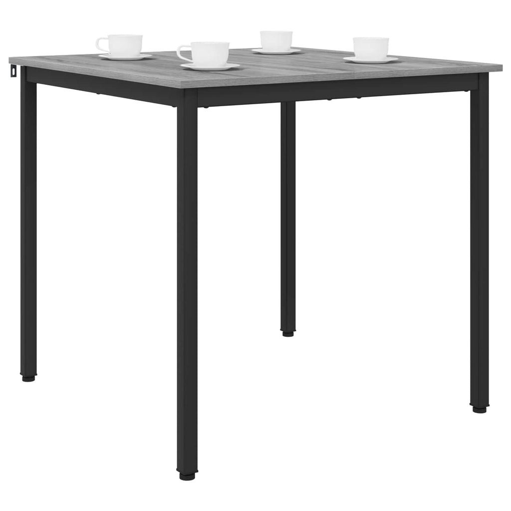vidaXL Stoły do jadalni 80 x 80 x 75 cm METAL