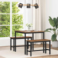 vidaXL Stoły do jadalni 80 x 80 x 75 cm Drewno inżynieryjne
