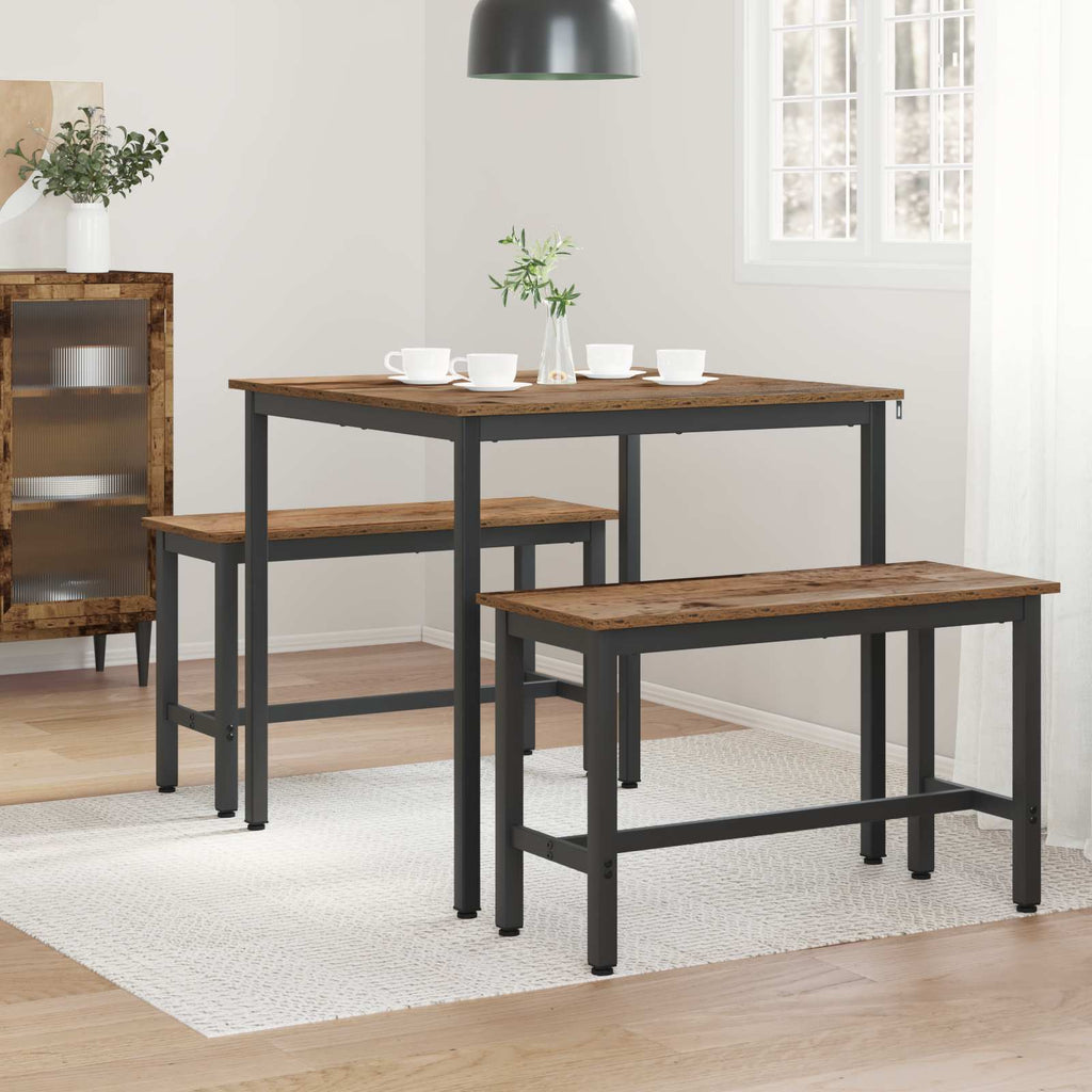 vidaXL Stoły do jadalni 80 x 80 x 75 cm Drewno inżynieryjne