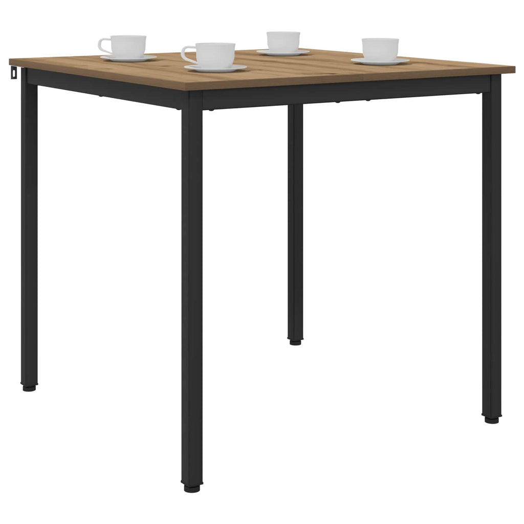 vidaXL Stoły do jadalni 80 x 80 x 75 cm Drewno inżynieryjne Kwadrat