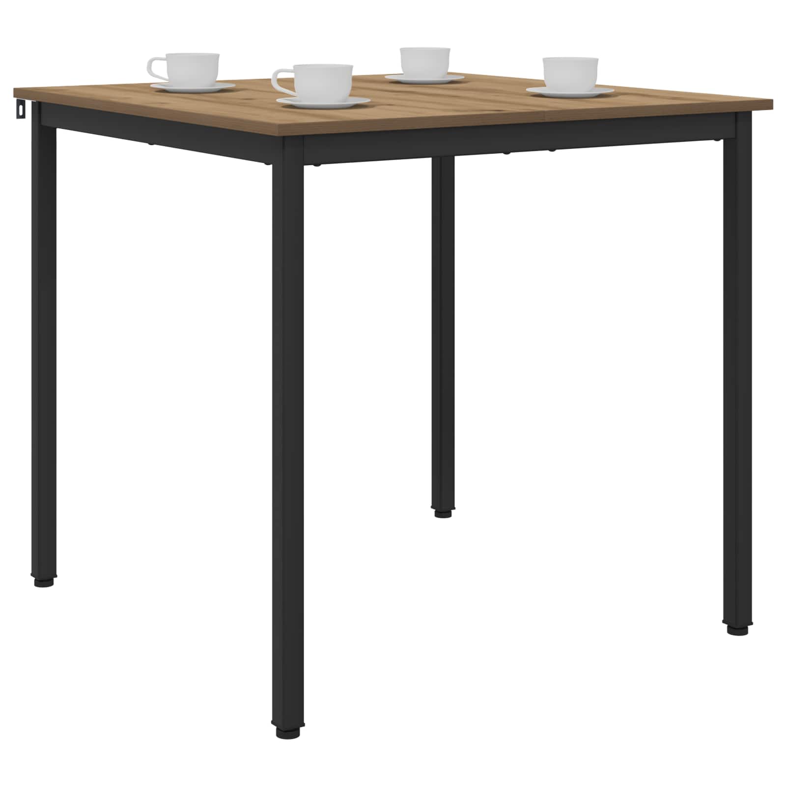 vidaXL Stoły do jadalni 80 x 80 x 75 cm Drewno inżynieryjne Kwadrat