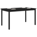 vidaXL Stoły do jadalni 140 x 80 x 75 cm METAL Prostokątny