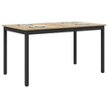 vidaXL Stoły do jadalni 140 x 80 x 75 cm METAL Prostokątny
