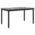 vidaXL Stoły do jadalni 140 x 80 x 75 cm METAL Prostokątny