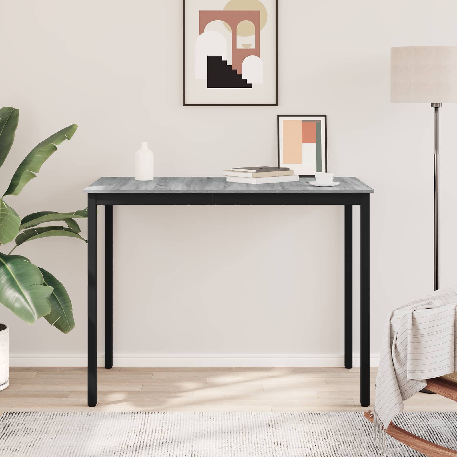 vidaXL Stojący Stół Barowy Materiał drewnopochodny