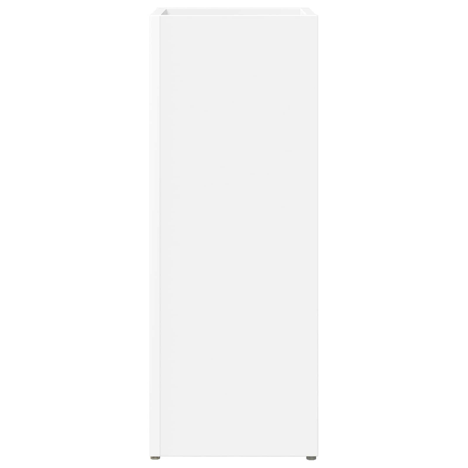 vidaXL Stojak na parasol z przechowywaniem Biały 25 x 24,5 x 64 cm