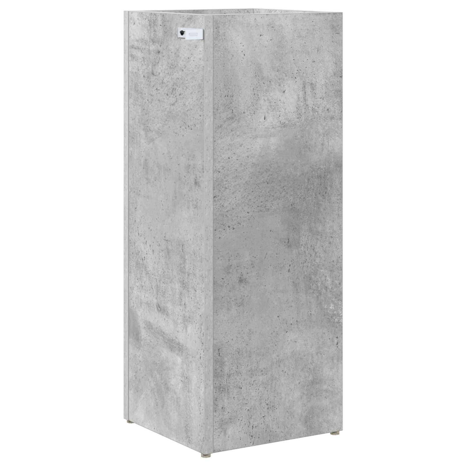 vidaXL Stojak na parasol Betonowy szary 25 x 24,5 x 64 cm